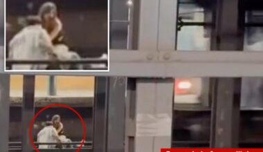 Young man and woman caught on video sitting on NYC subway tracks before being fatally struck 