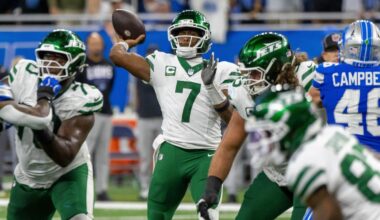Jets takeaways, report card from NFL Week 3 loss to Lions
