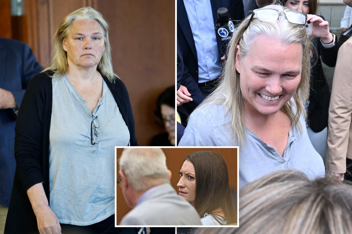 'Crime junkie' Dawn Light all smiles leaving court after allegedly filming jurors at Lindsay Clancy trial
