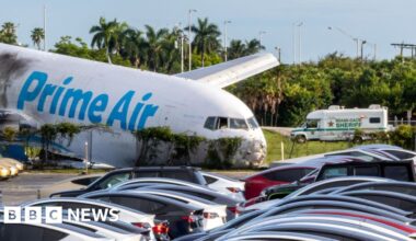 Five dead after Amazon cargo plane crashes at Miami airport - BBC