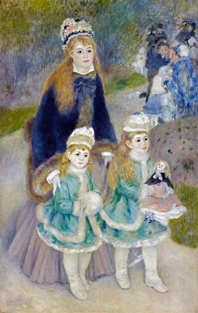 Mother and Children (also known as La Promenade) by Pierre-Auguste Renoir