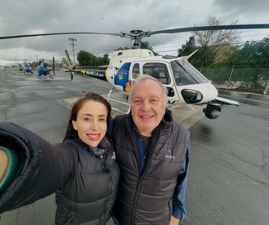 KNBC identified two of the victims in Tuesday's news helicopter crash as Angel City Air employees Eliana Moreno and George Marciniw.