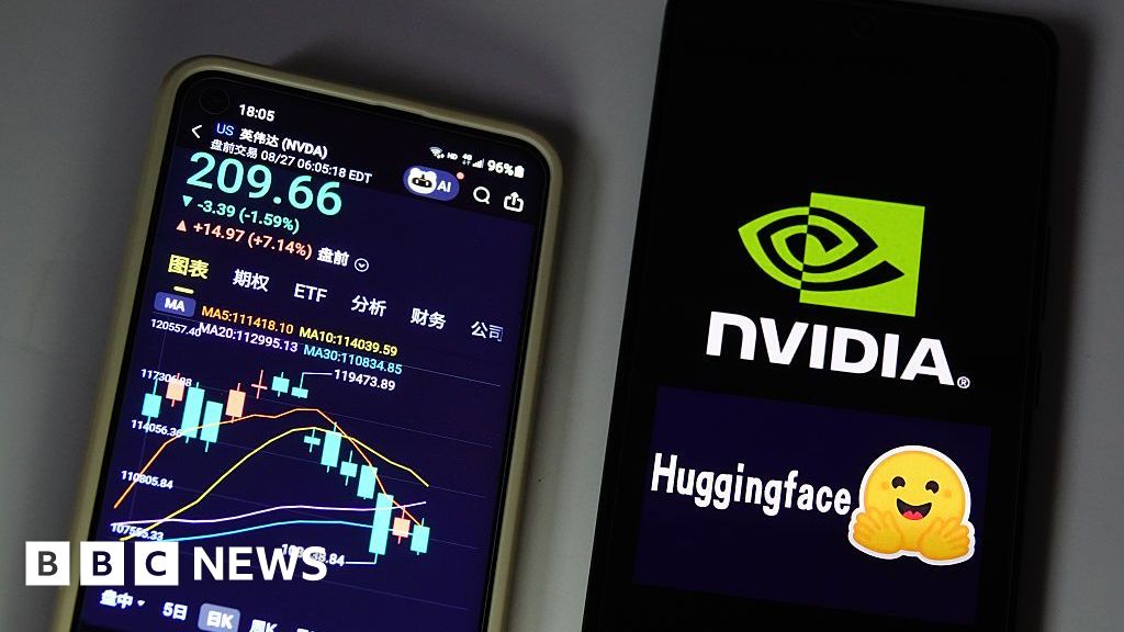 Nvidia strikes $12.9bn deal to buy AI platform Hugging Face - BBC