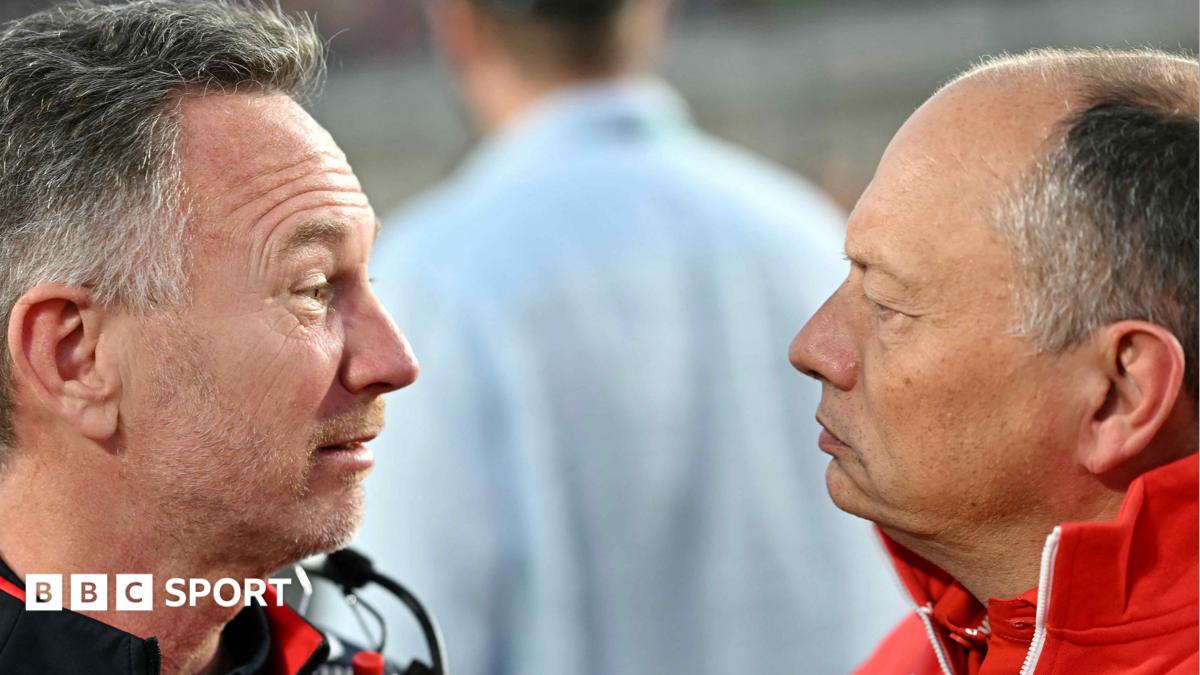 Christian Horner and Frederic Vasseur