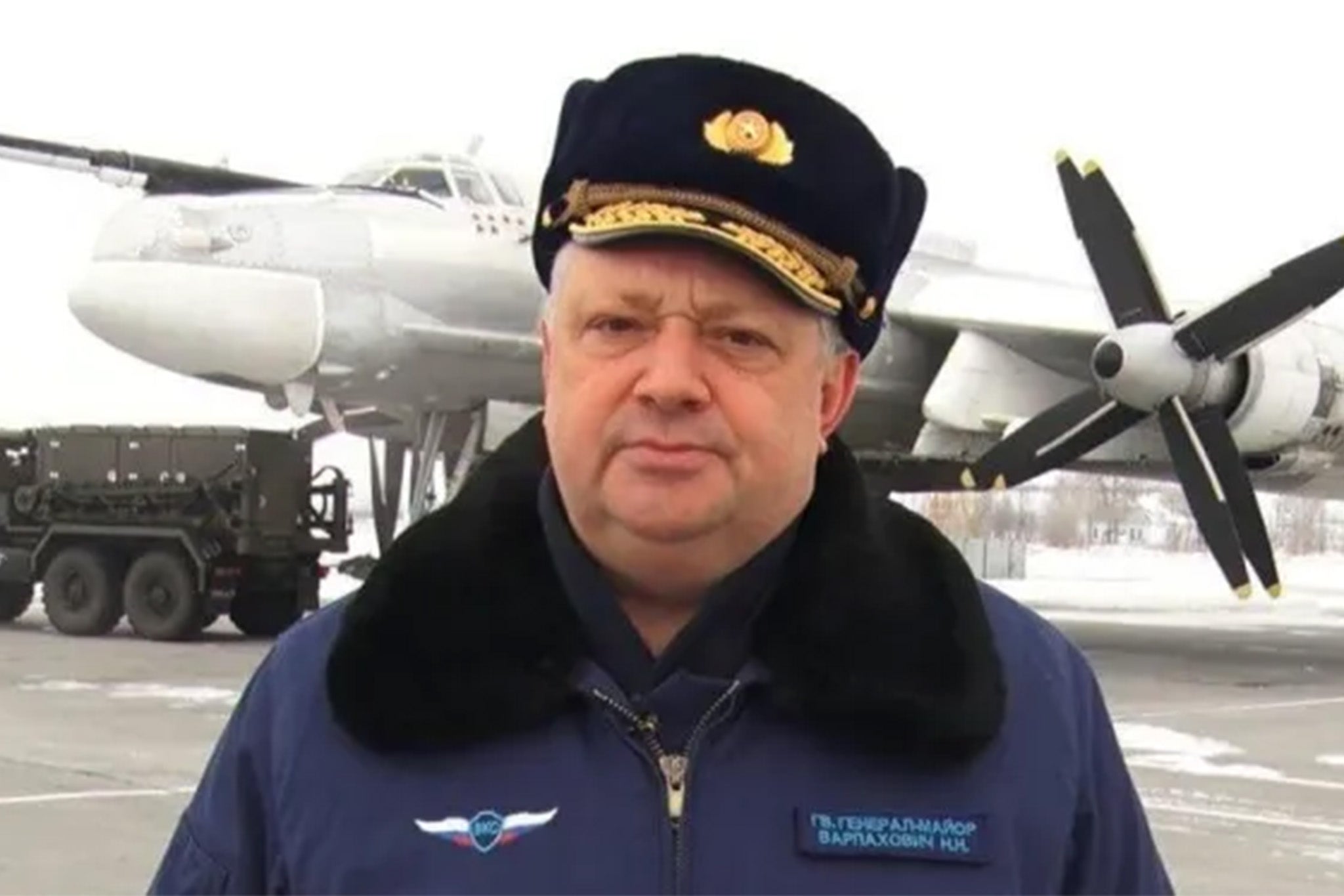Major General Nikolai Varpakhovich is accused of orchestrating the bombing of a children’s hospital