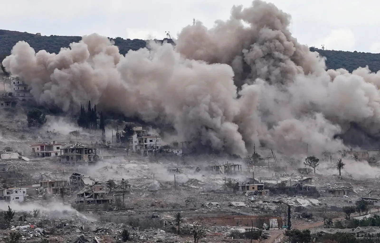 Lebanon says Israeli army set off large explosion in south