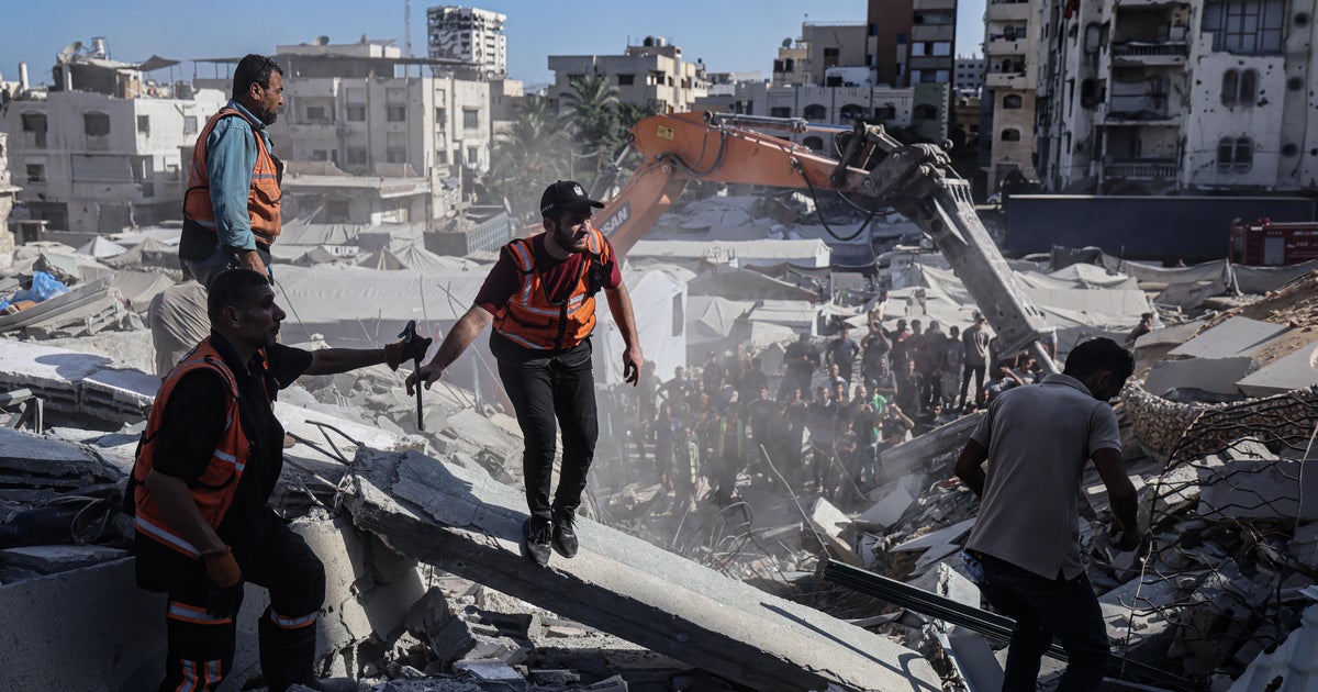 Building Collapse West Of Gaza City Leaves Multiple Dead And Injured