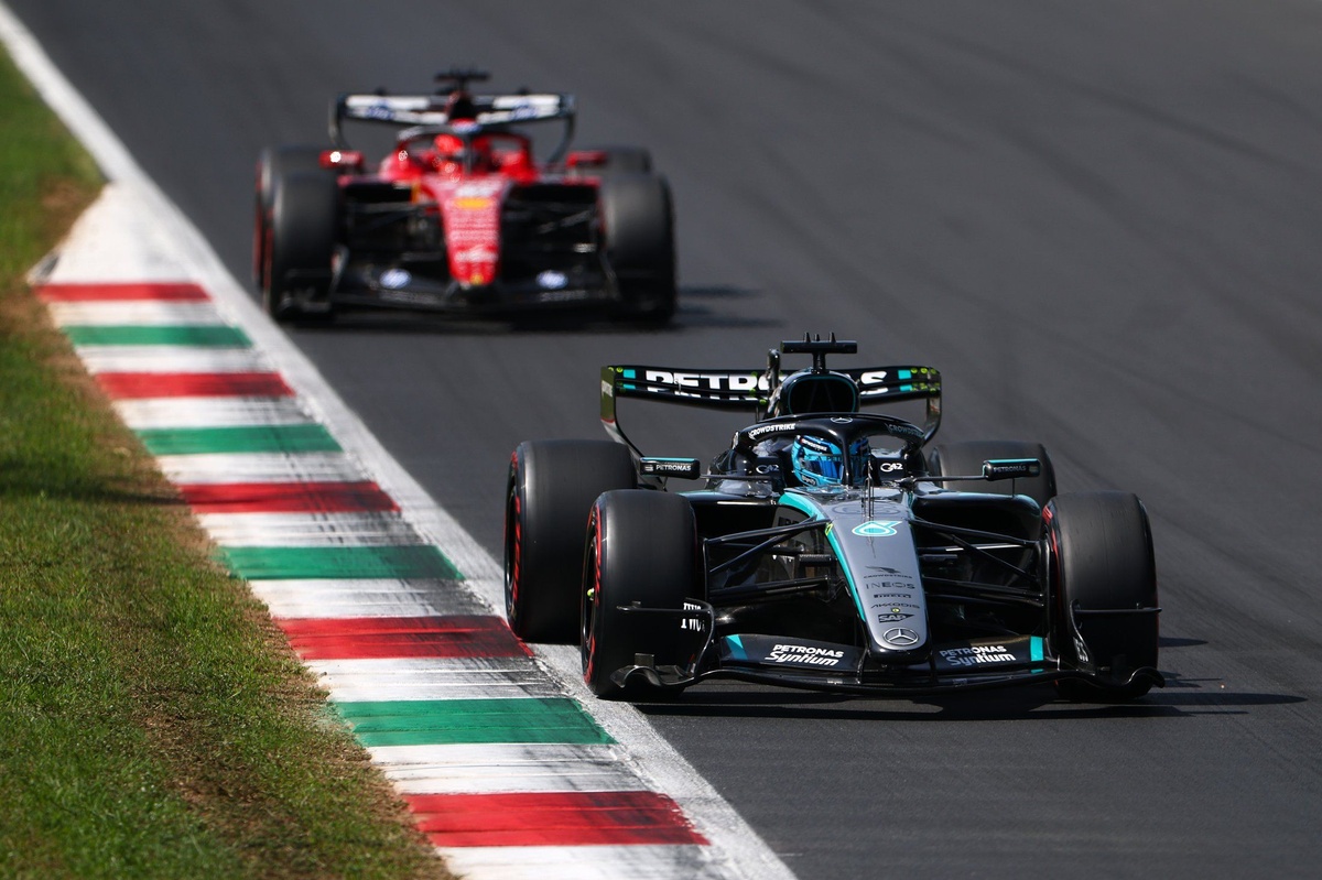F1 Italian GP: Russell fastest from Hamilton and Verstappen in final practice