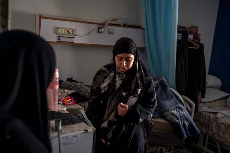 Patients inside Jabal Amel Hospital on June 2, 2026, a day after an Israeli air strike hit the medical facility, killing at least four people and injuring 127