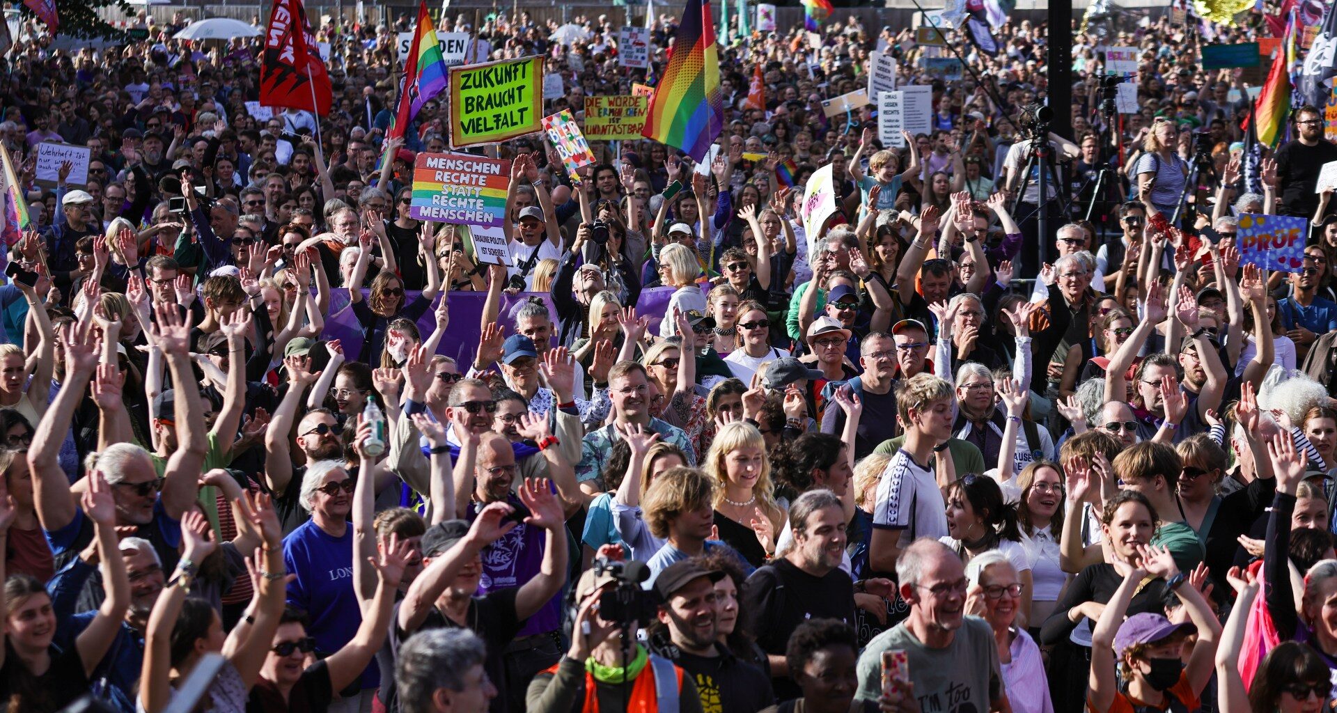 Tens of thousands march across Germany to protest far-right party AfD | Civil Rights News