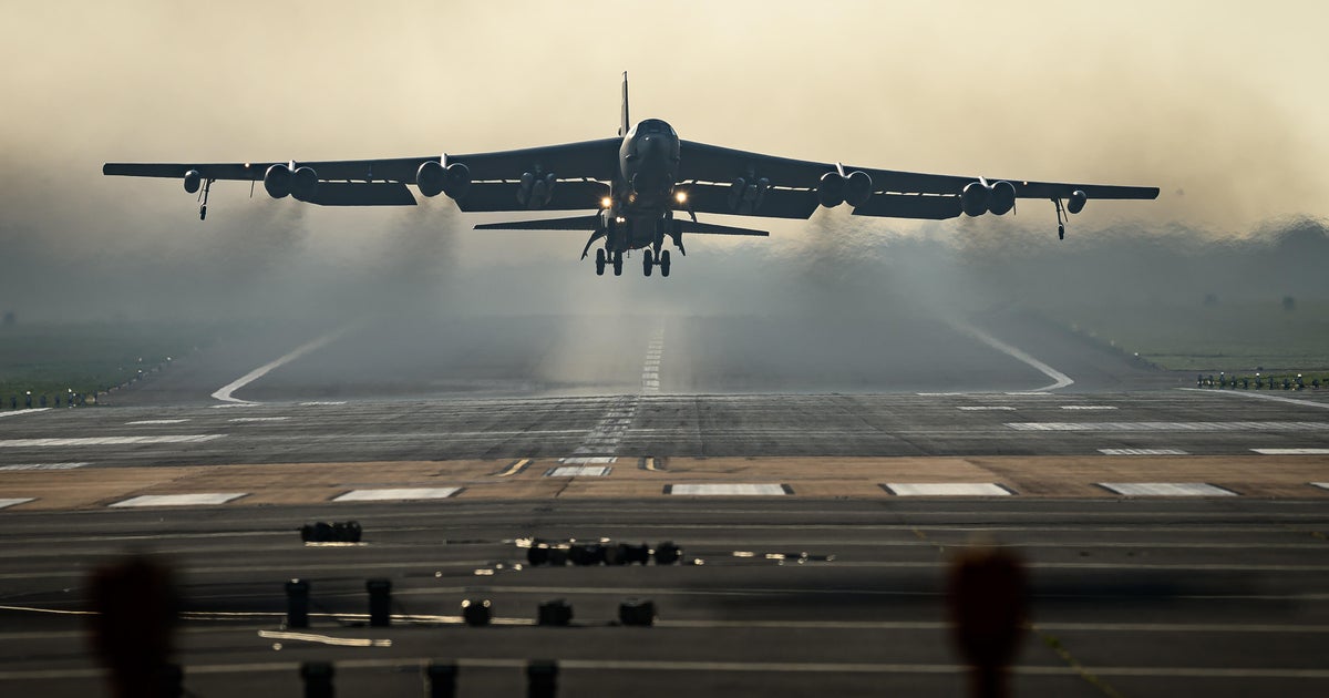 U.S. Aircraft Operate At RAF Fairford In Gloucestershire