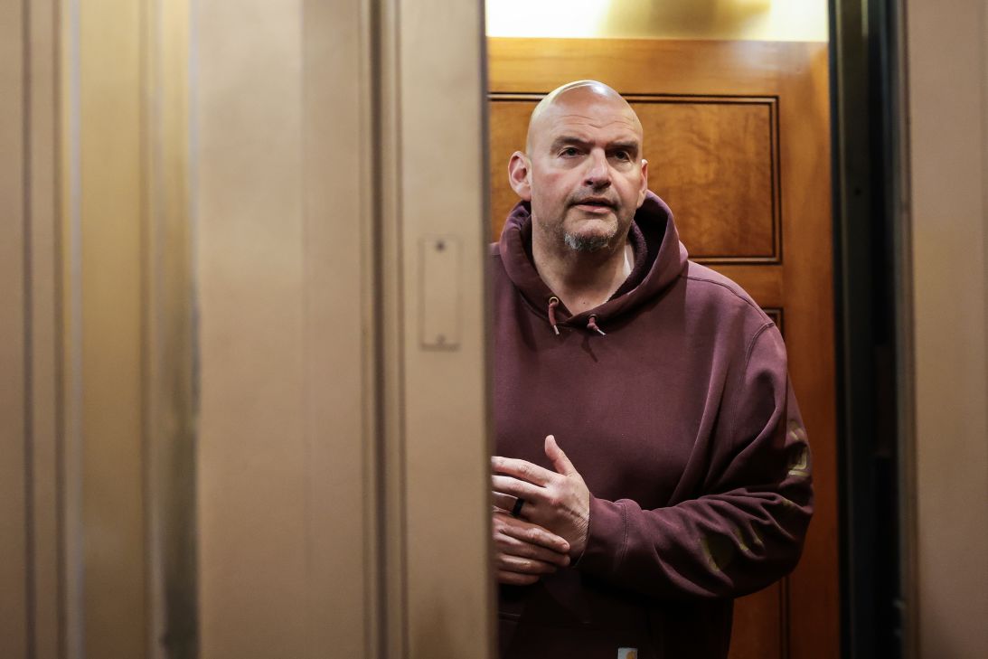 Sen. John Fetterman at the US Capitol on May 11, 2026..