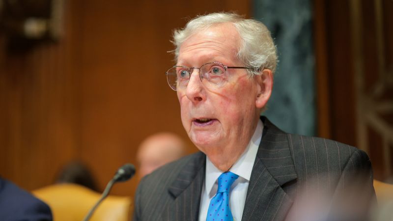 GOP lawmaker gives expected timeline for Mitch McConnell’s return