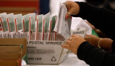 Appeals court rejects Trump request to lift block on Postal Service rule for mail ballots