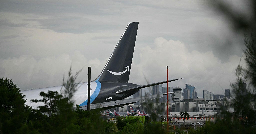Amazon cargo plane crashes after overshooting Miami airport runway; at least 5 killed