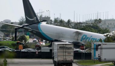 An Amazon cargo plane crashed at Miami International Airport
