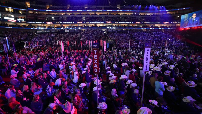 Shouts of ‘he should be shot’ heard during GOP midterm convention speech criticizing Democratic candidates