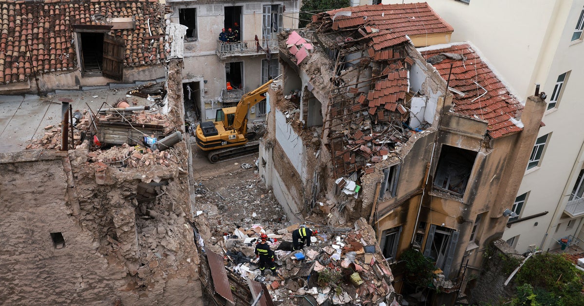 5 missing after explosion collapses building in historic heart of Athens