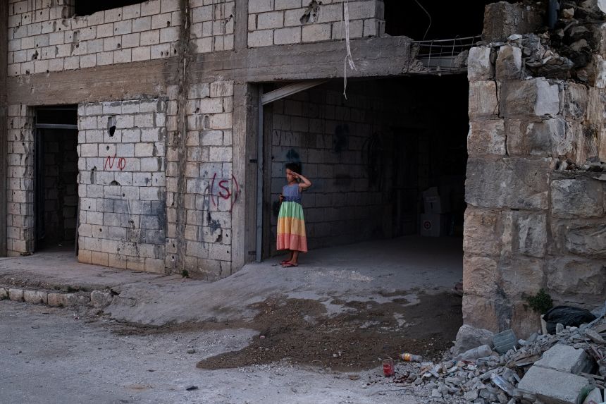 Fewer than one in 20 displaced residents have returned to Zawtar al-Gharbiyeh, one of the 