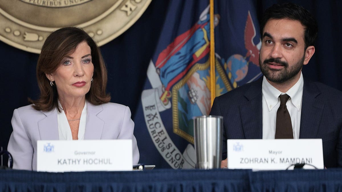 New York Gov. Kathy Hochul and New York City Mayor Zohran Mamdani