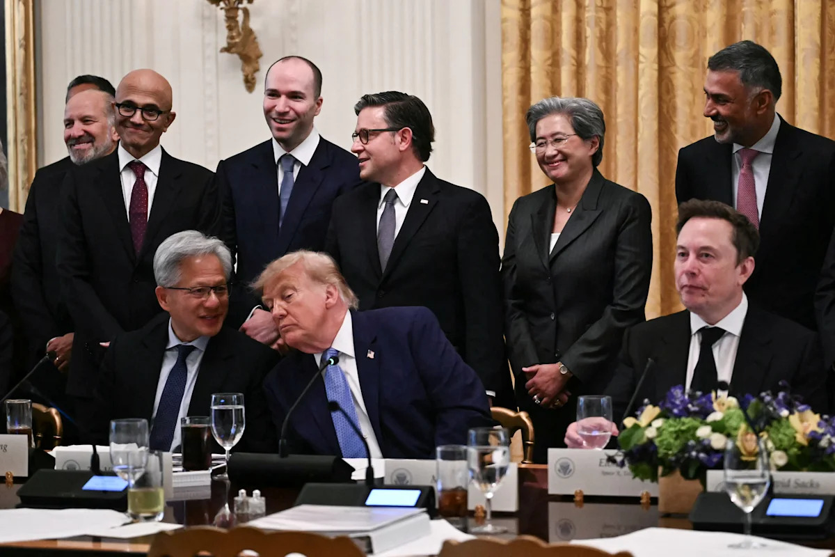Trump gathers with AI leaders, floats 'self-regulation' as the way to deal with the technology's dangers
