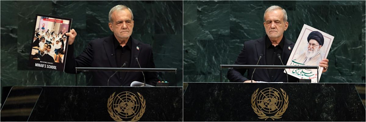 AI image of Iran president's UN speech passed off as authentic