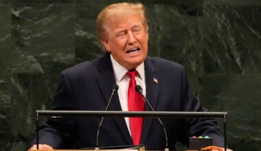 In U.N. speech, Trump threatens to "annihilate" Iran and defends foreign policy