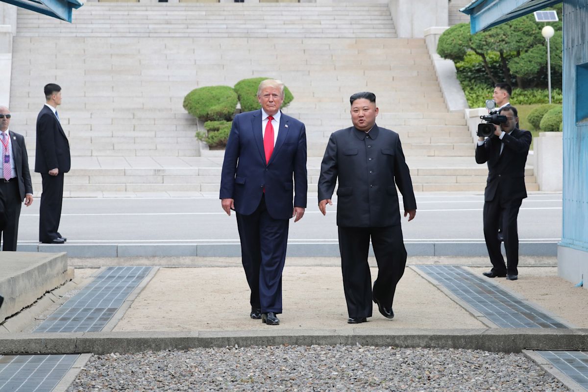 Trump says "friend" Kim Jong Un sets North Korea apart from Iran on nukes
