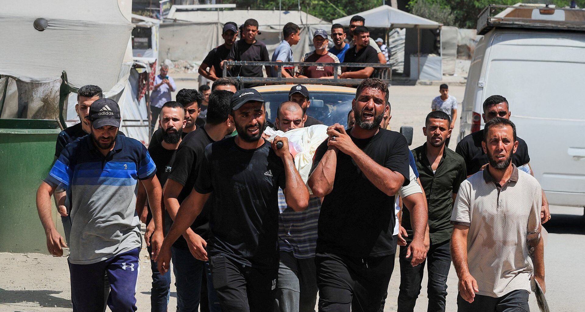 Palestinians mourn children killed in Israeli airstrikes on Gaza City | Israel-Palestine conflict