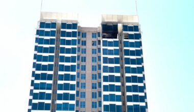 Iranian drone damages residential building in Kuwait City | US-Israel war on Iran