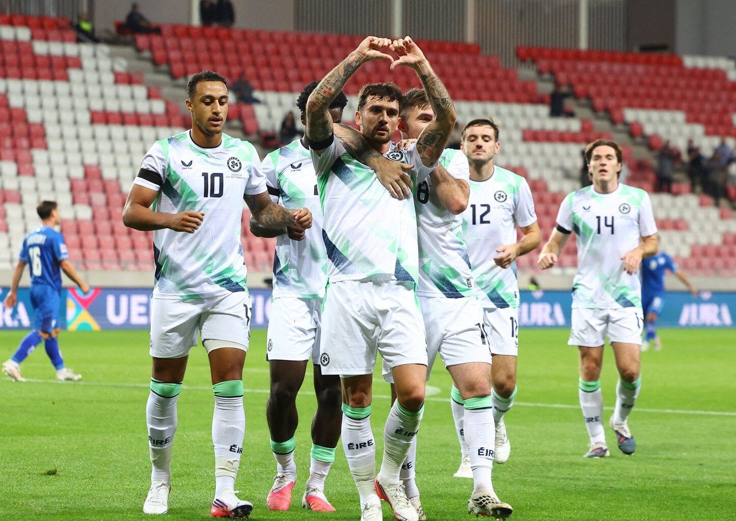 Ireland beats Israel 3-0 wearing black armbands to support Gaza | Football