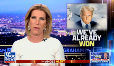 Laura Ingraham is rewriting her mealy-mouthed acquiescence of the Iran war into opposition from the beginning