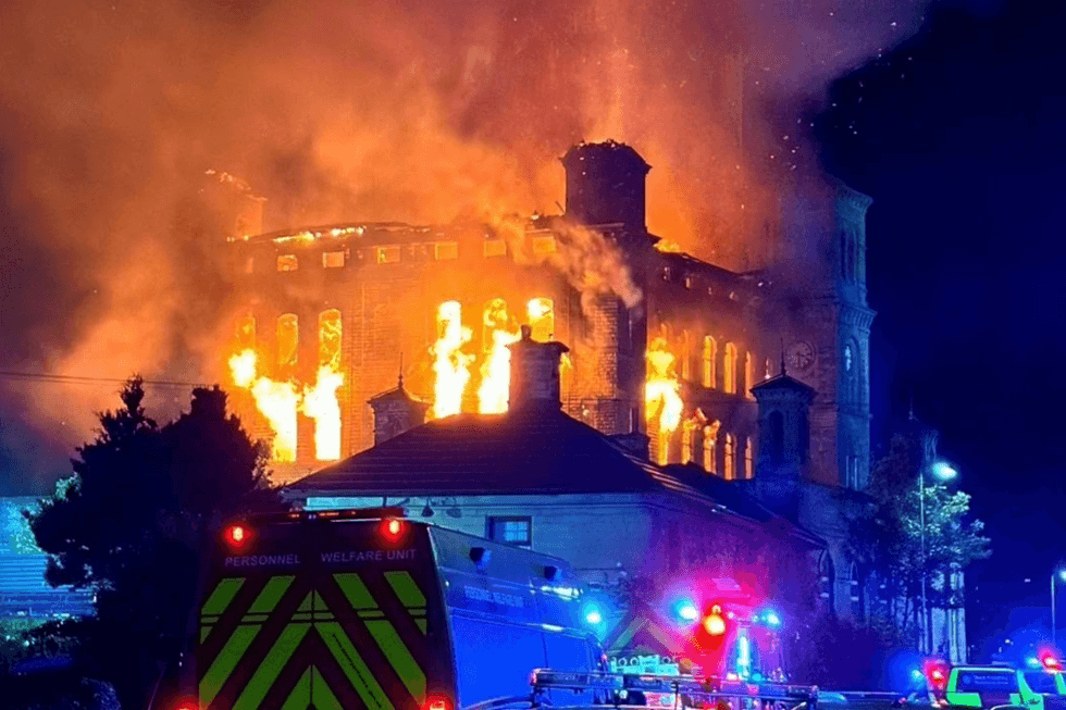Keighley mill fire