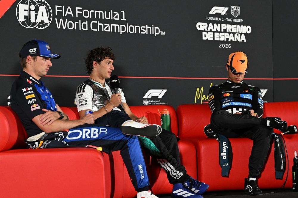 Kimi Antonelli, Mercedes, Max Verstappen, Red Bull Racing, Lando Norris, McLaren