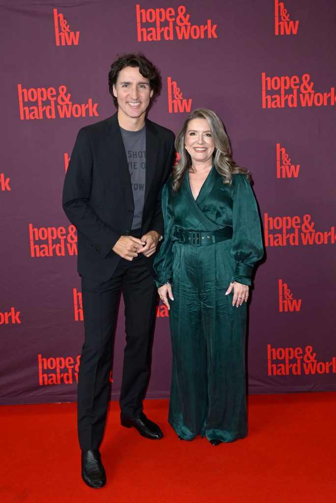 Justin Trudeau and Katie Telford attending the launch of Hope & Hard Work at TIFF 2026.