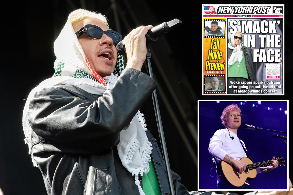 Macklemore yanked off Ed Sheeran's tour after anti-Israel rants anger venues