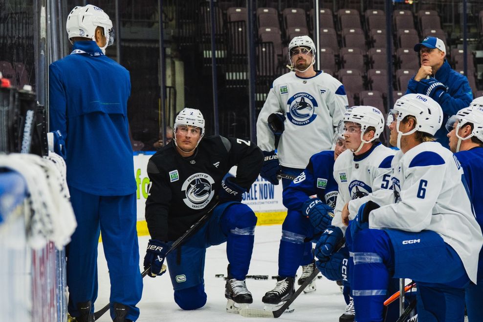malhotra canucks training camp
