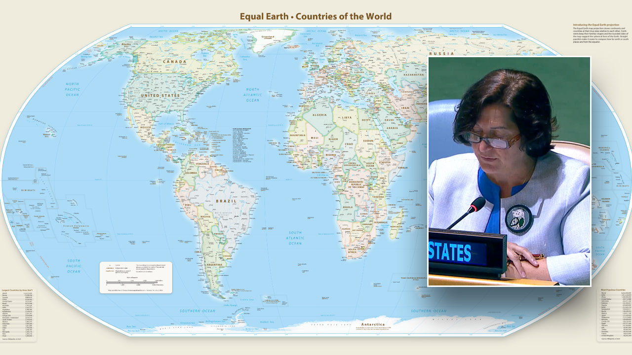 UN adopts Equal Earth map showing Africa's true size, US dissents