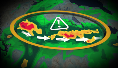 Tropical moisture fuels heavy weekend rain on the Prairies
