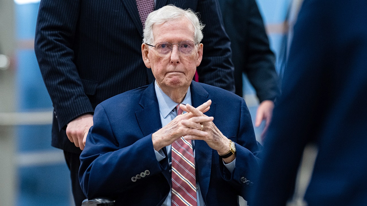 Mitch McConnell says nothing as reporters grill him over health scare