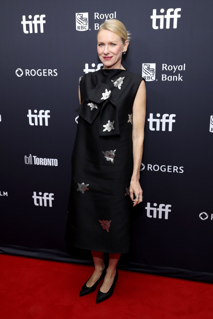 Naomi Watts attends the premiere of "The Housewife" during the 2026 Toronto International Film Festival.