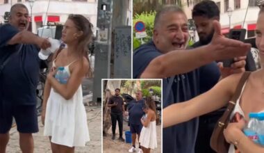 Coachman driven to rage against tourist offering his horse water
