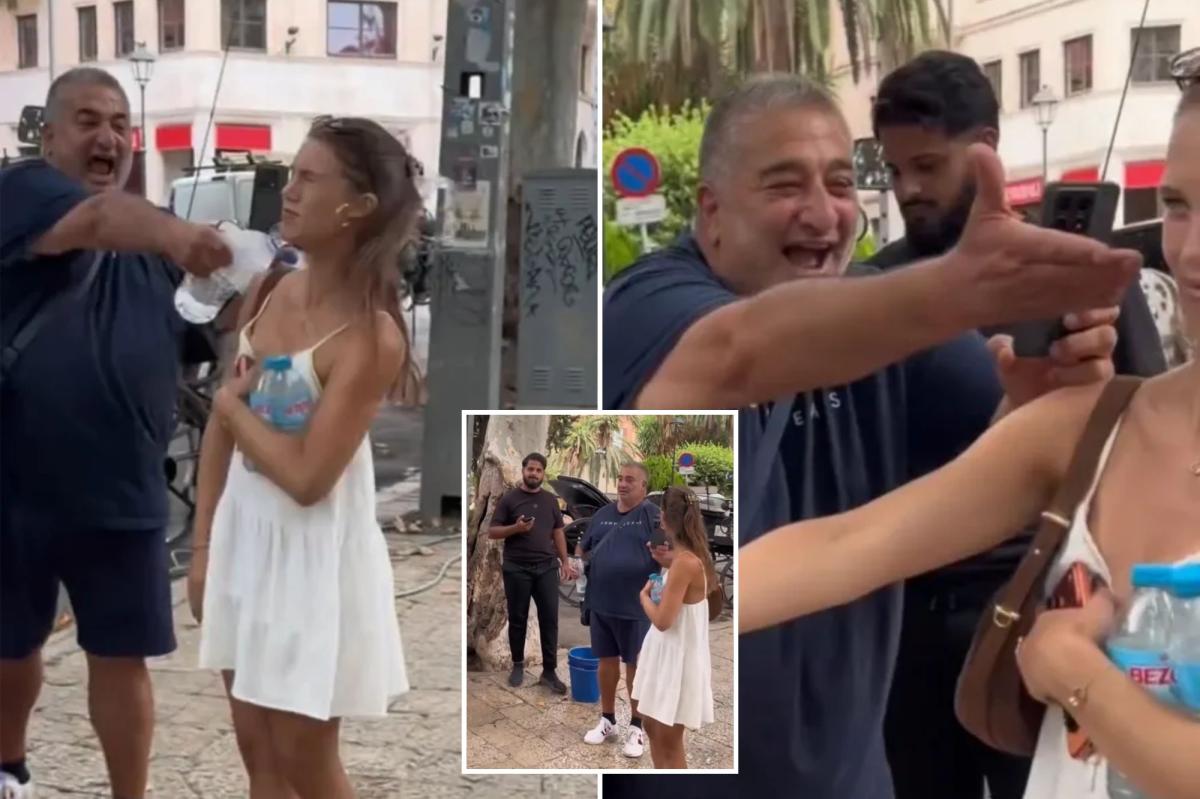 Coachman driven to rage against tourist offering his horse water