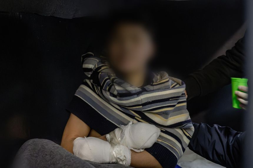 Ukrainian President Volodymyr Zelensky shared on January 11, 2025, images of the alleged North Korean soldiers reportedly captured in Russia's Kursk region alongside his statement on social media. CNN has blurred the man’s face.