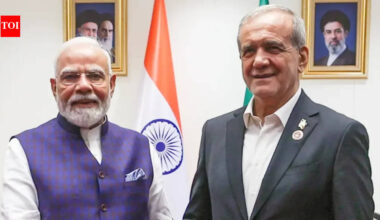 Iran president meets PM Modi, seeks help to end war | India News