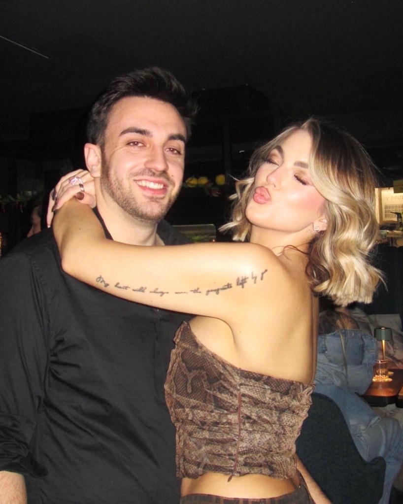Stefanie Pieper with her boyfriend Patrick M.