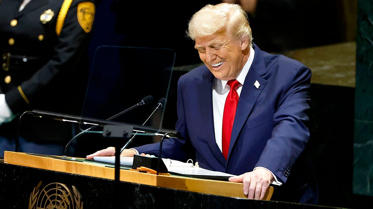 President Donald Trump smiling
