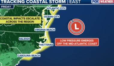 NYC weather timeline: Nor'easter could bring heavy rain, powerful winds this week