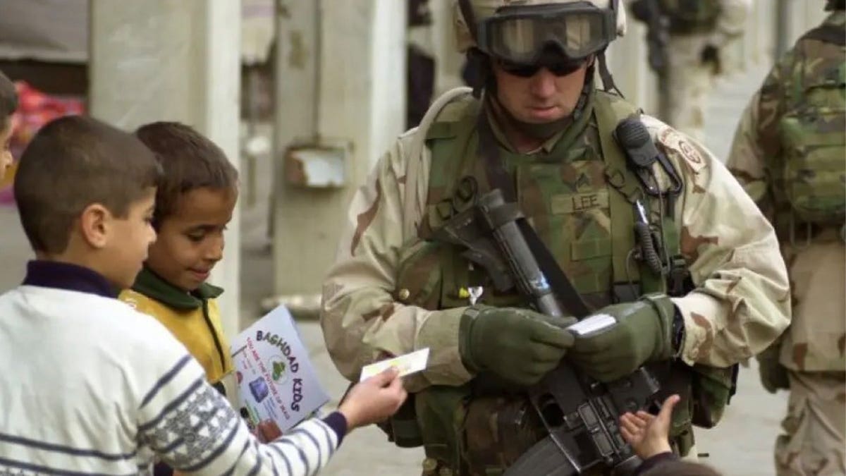 Sean Michael Lee in Iraq.