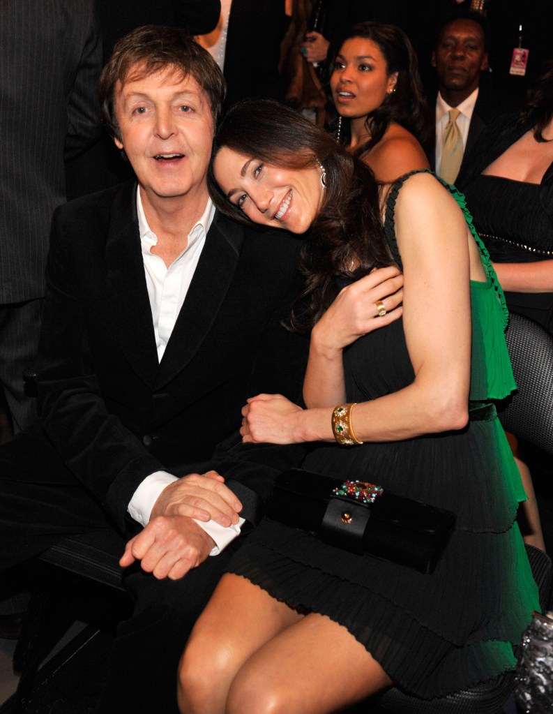Paul McCartney and Nancy Shevell at the 51st Annual GRAMMY Awards.